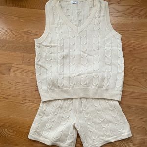 Storets Sweater Vest & Short Set